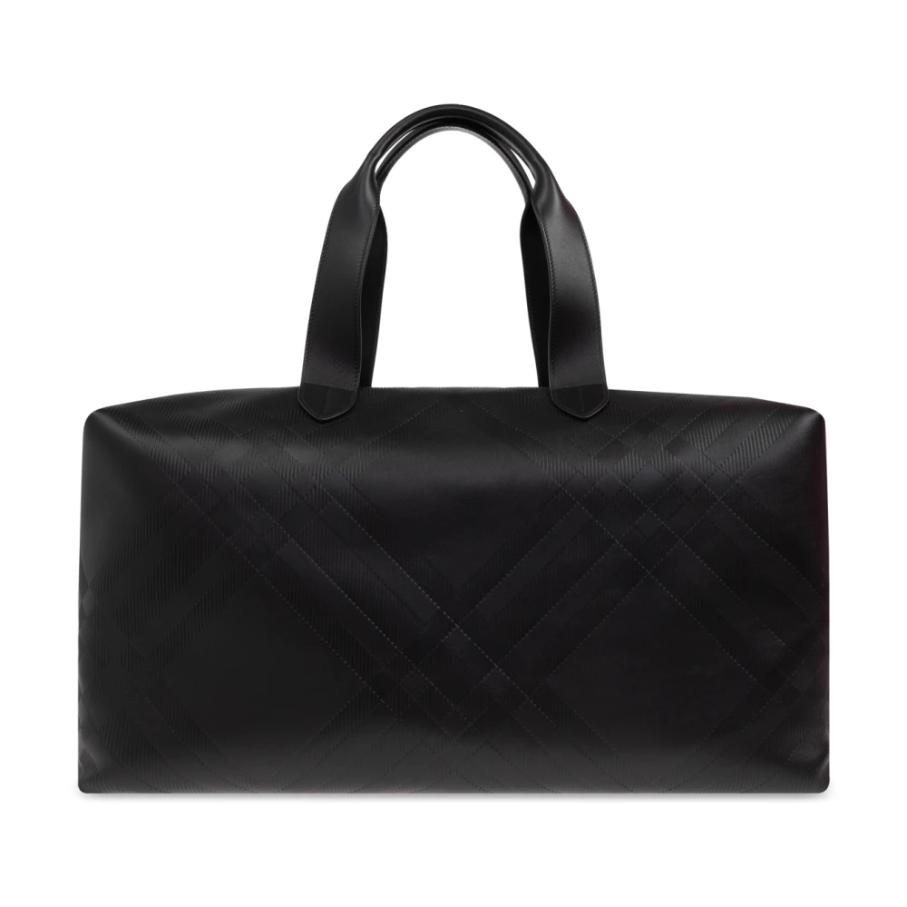 Burberry Leren handbagage Black Heren