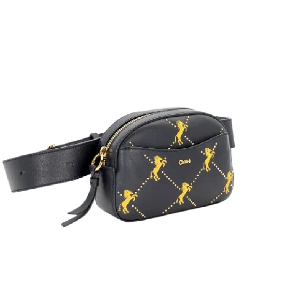 Chloé Leather shoulder-bags Blue Dames