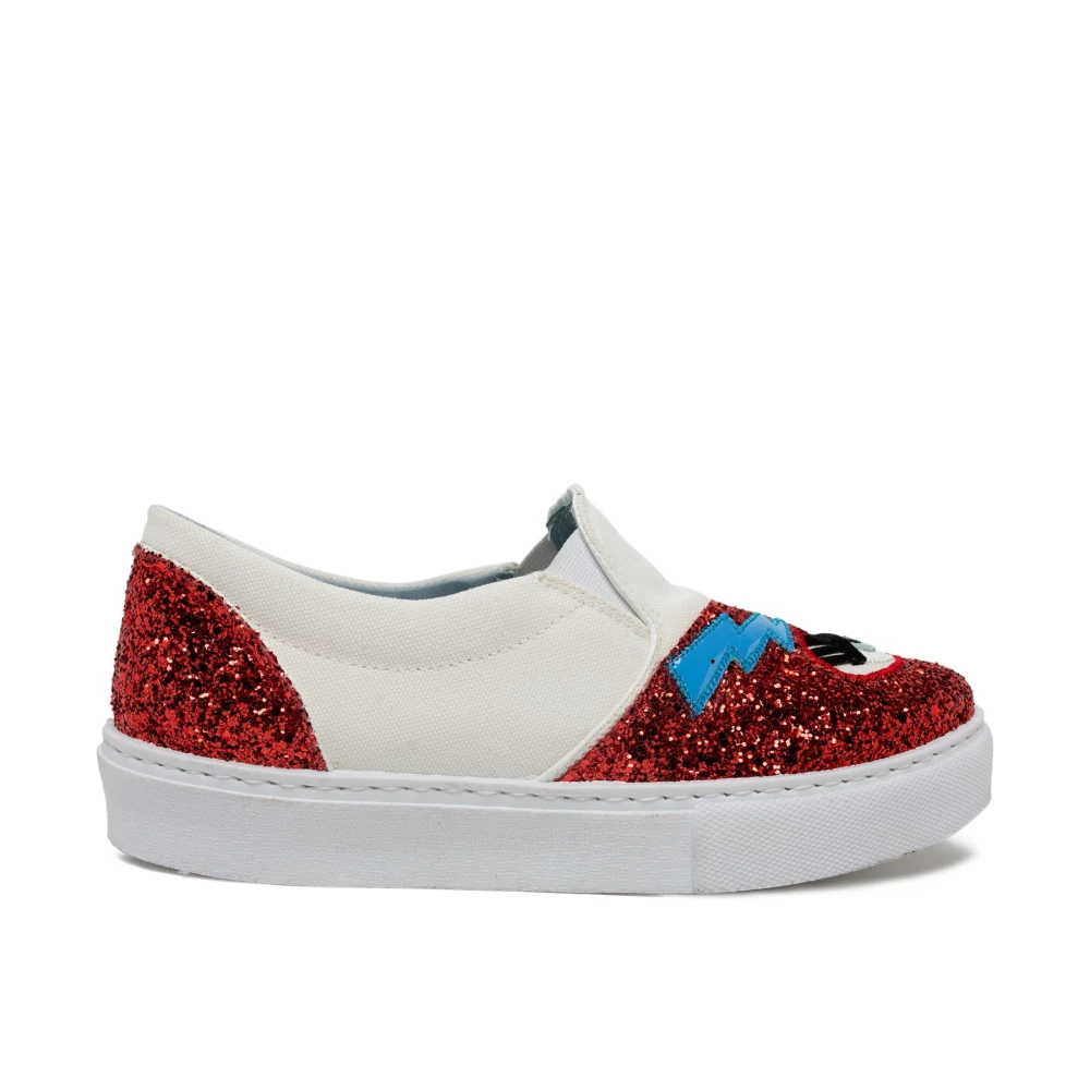 Chiara Ferragni Collection WitRode Slip-On Sneakers Dames Schoenen Veelkleurig Multicolor