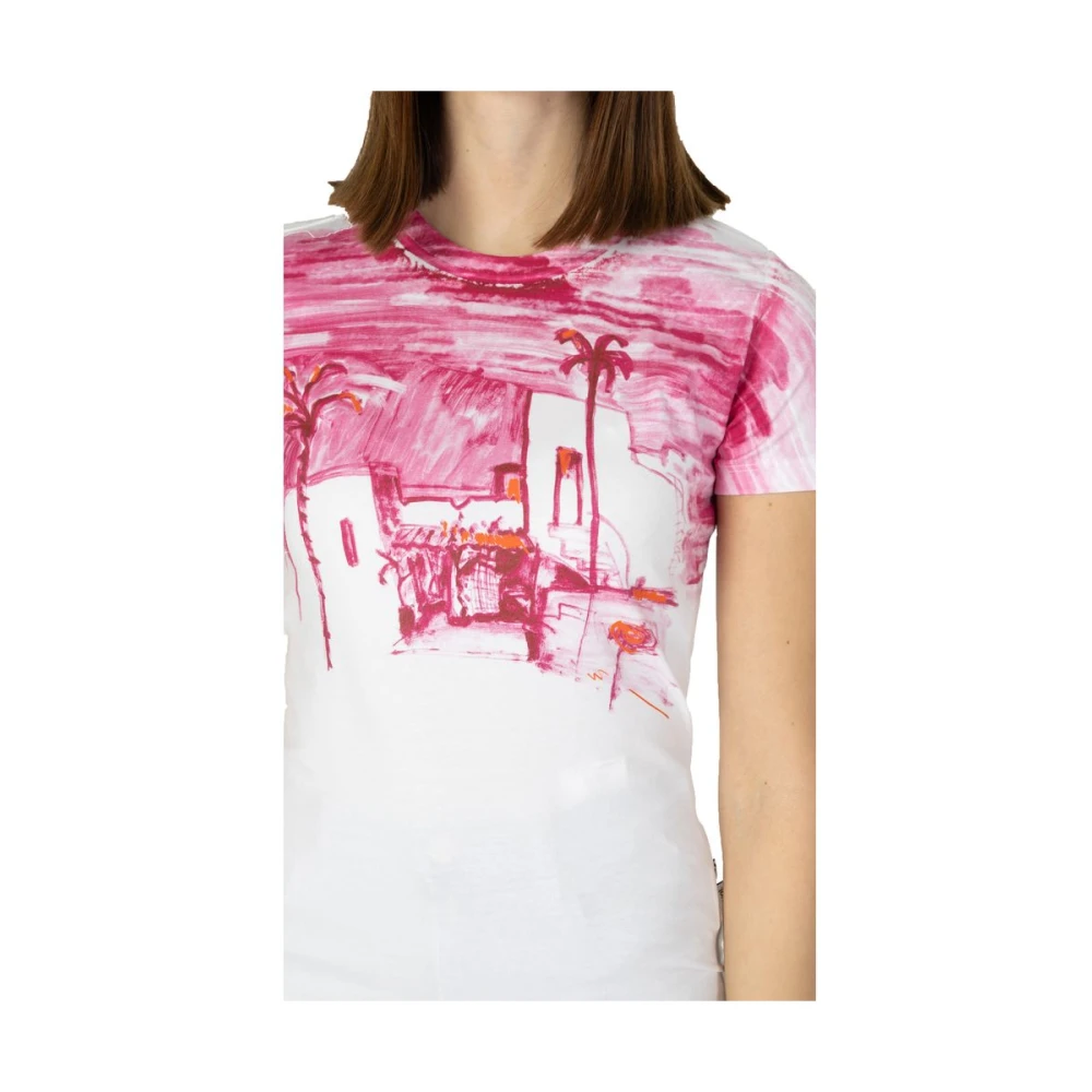 Desigual Multicolor Katoenen Tops & T-Shirt Multicolor Dames