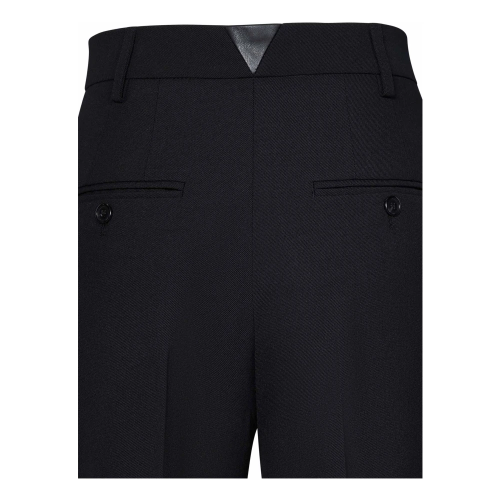 pinko Zwarte Wollen Broek Elegant Stijlvol Black Dames