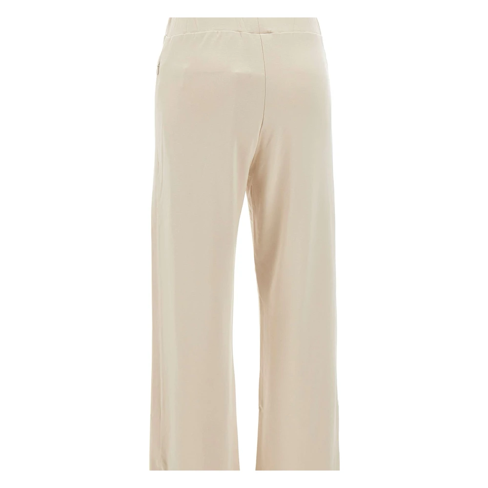 IRO Boterkleurige Wijde Pijp Broek Beige Dames