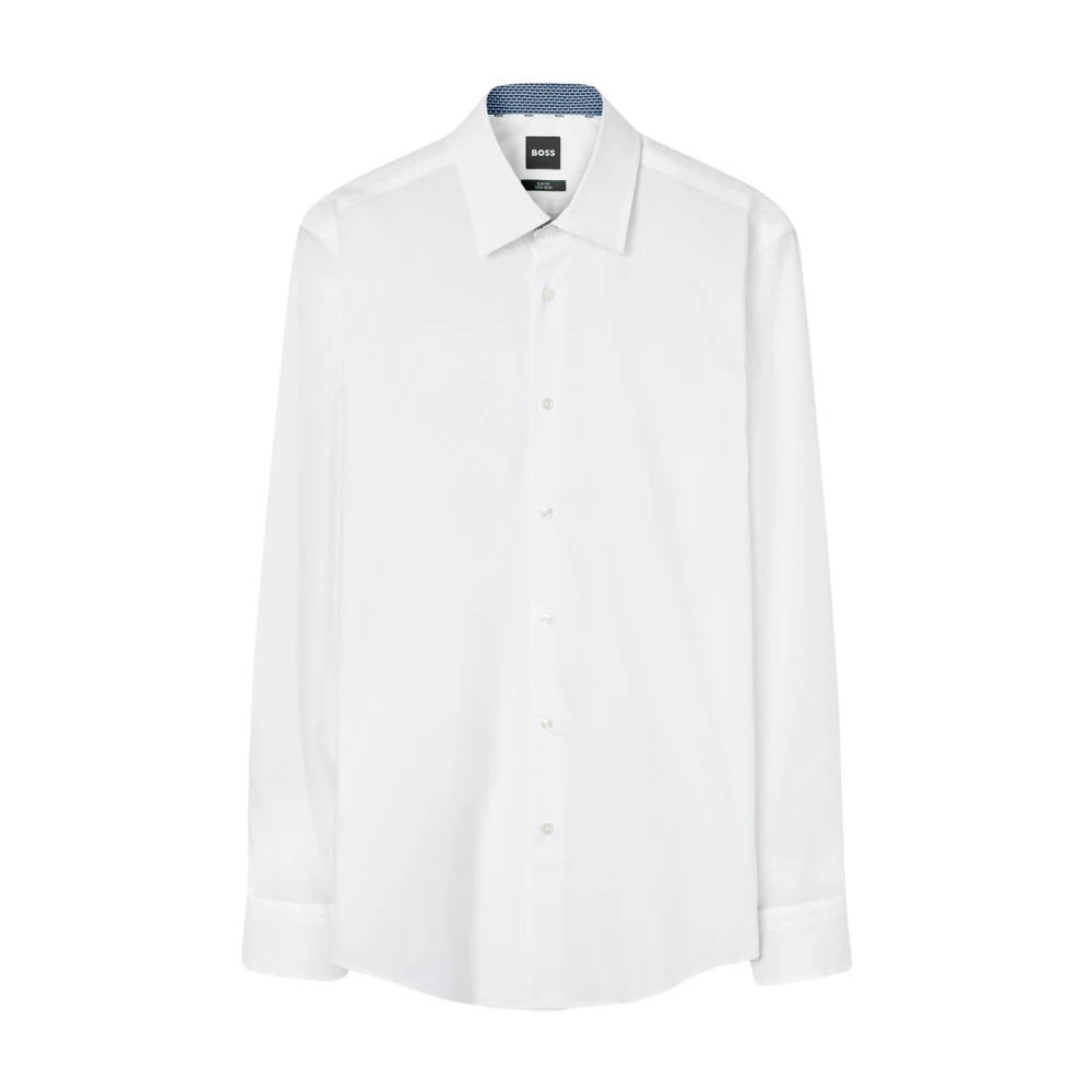 Boss Witte Button-Up Shirt White Heren