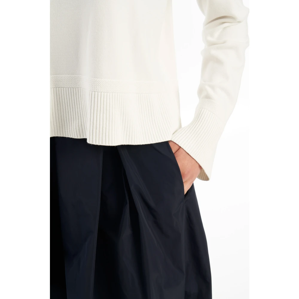 Vicario Cinque Elegante Maxi Rok met Zakken Blue Dames