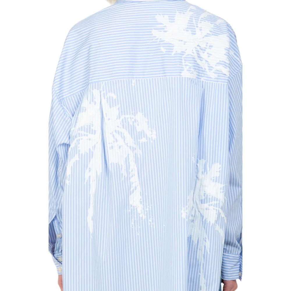 Barrow Striped Palms Shirt Multicolor Dames