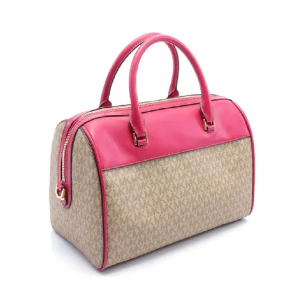 Michael Kors Pre-owned Coated canvas handbags Beige Dames