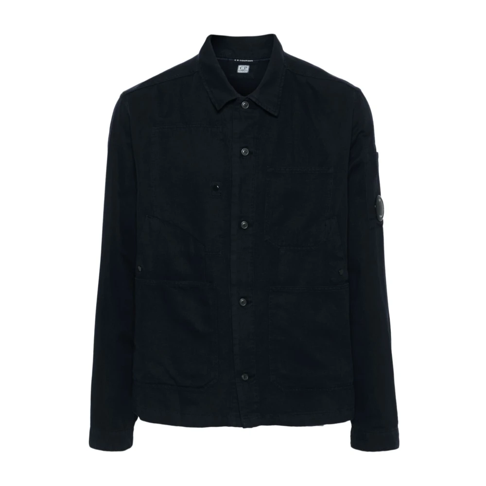C.P. Company Stijlvolle Overhemden Collectie Blue Heren