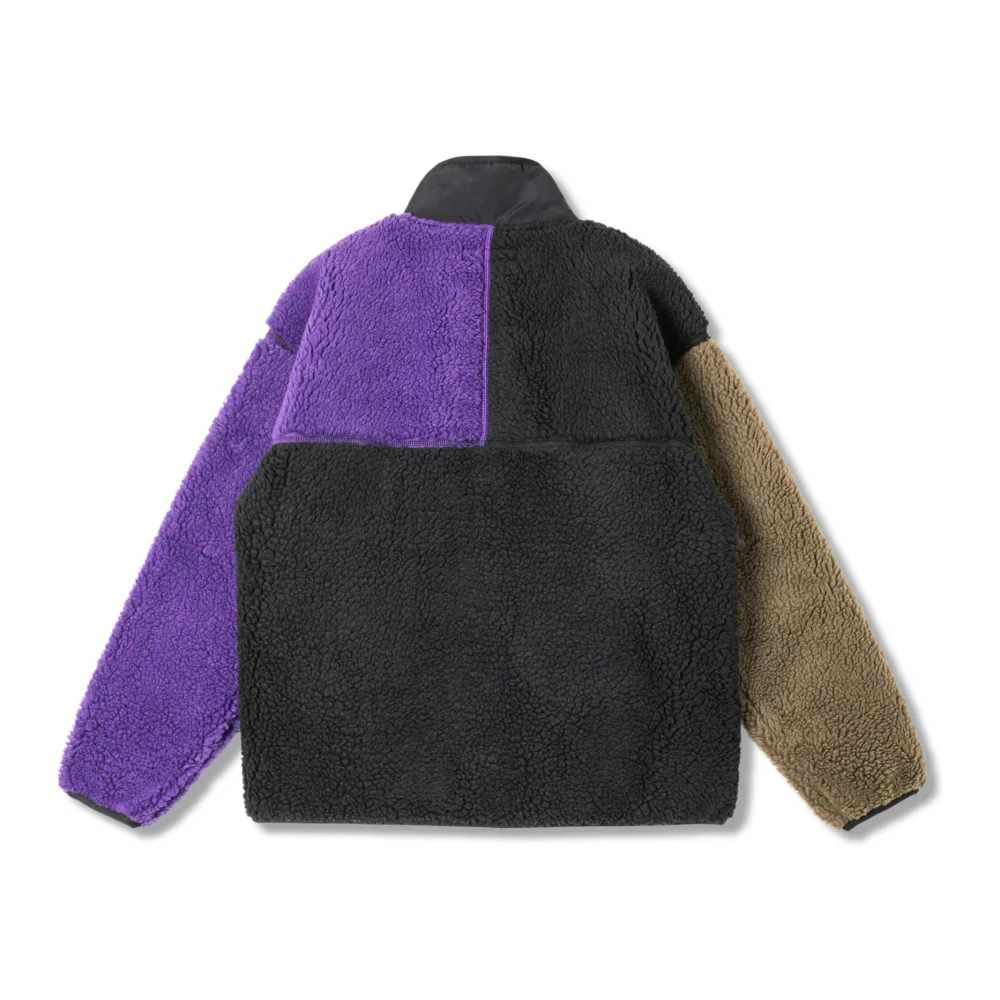 Manastash Retro Pile Fleece Panel Jas Multicolor Heren