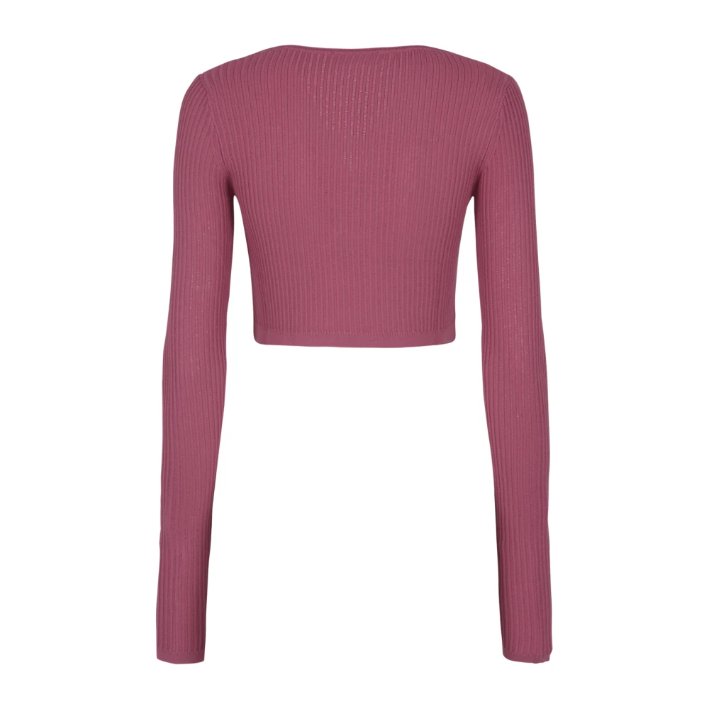 Blumarine Stijlvolle Cardigan Sweaters Pink Dames