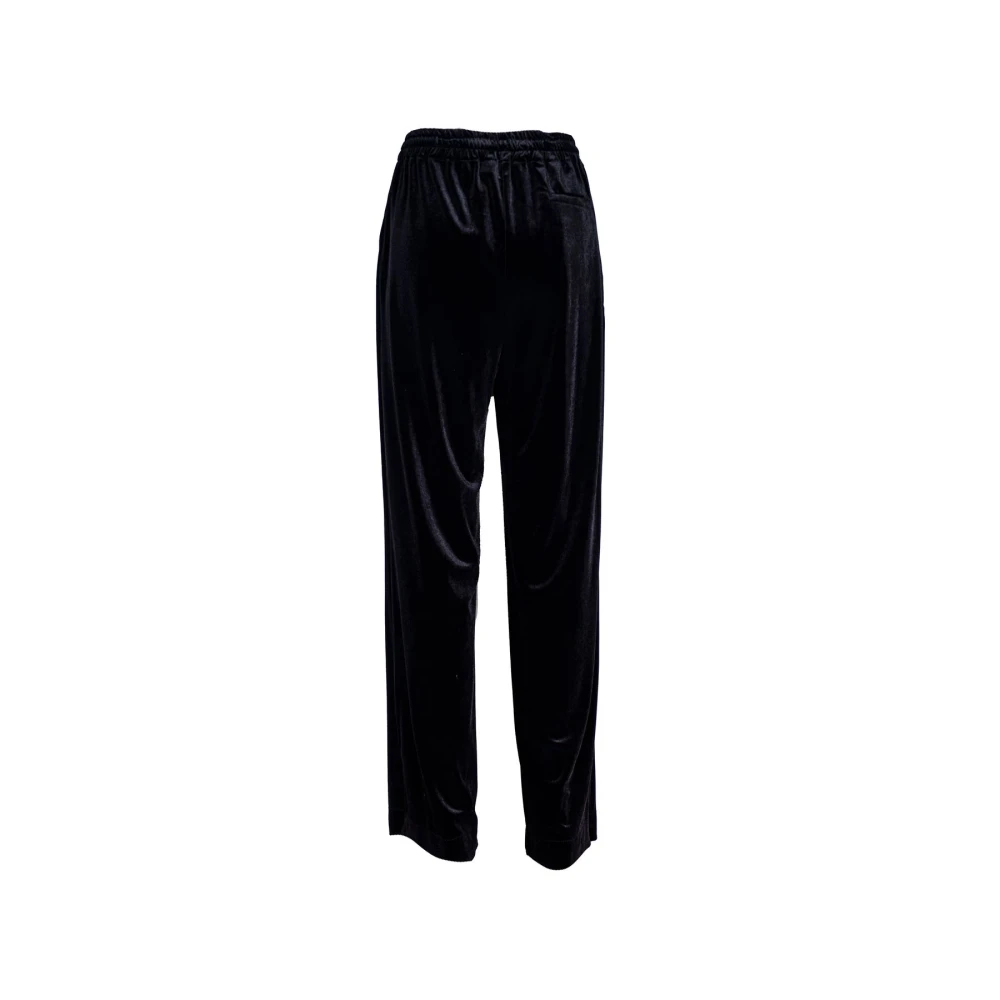 Jucca Klassieke Straight Leg Broek Black Dames