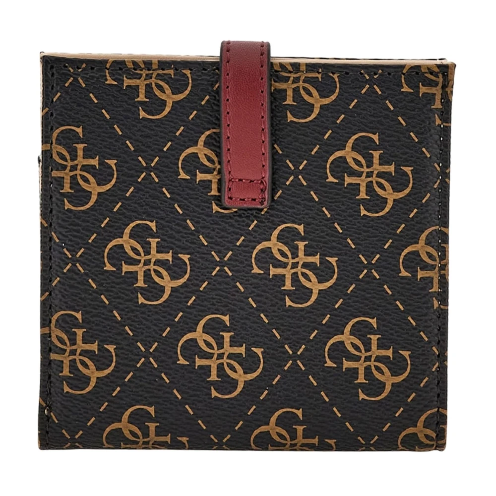 Guess Bruine Dames Synthetische Portemonnee Brown Dames