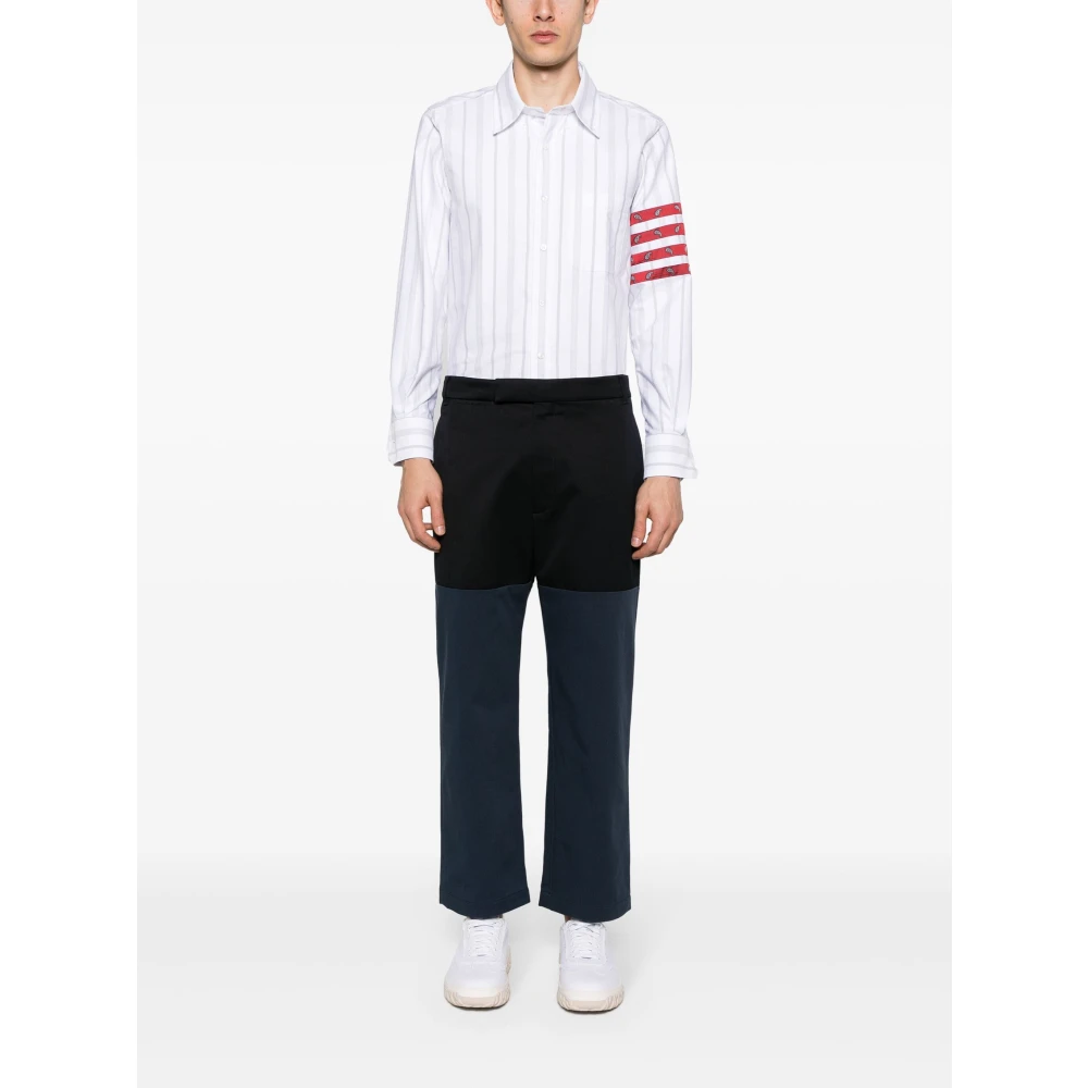 Thom Browne Klassieke Straight Leg Broek Multicolor Heren