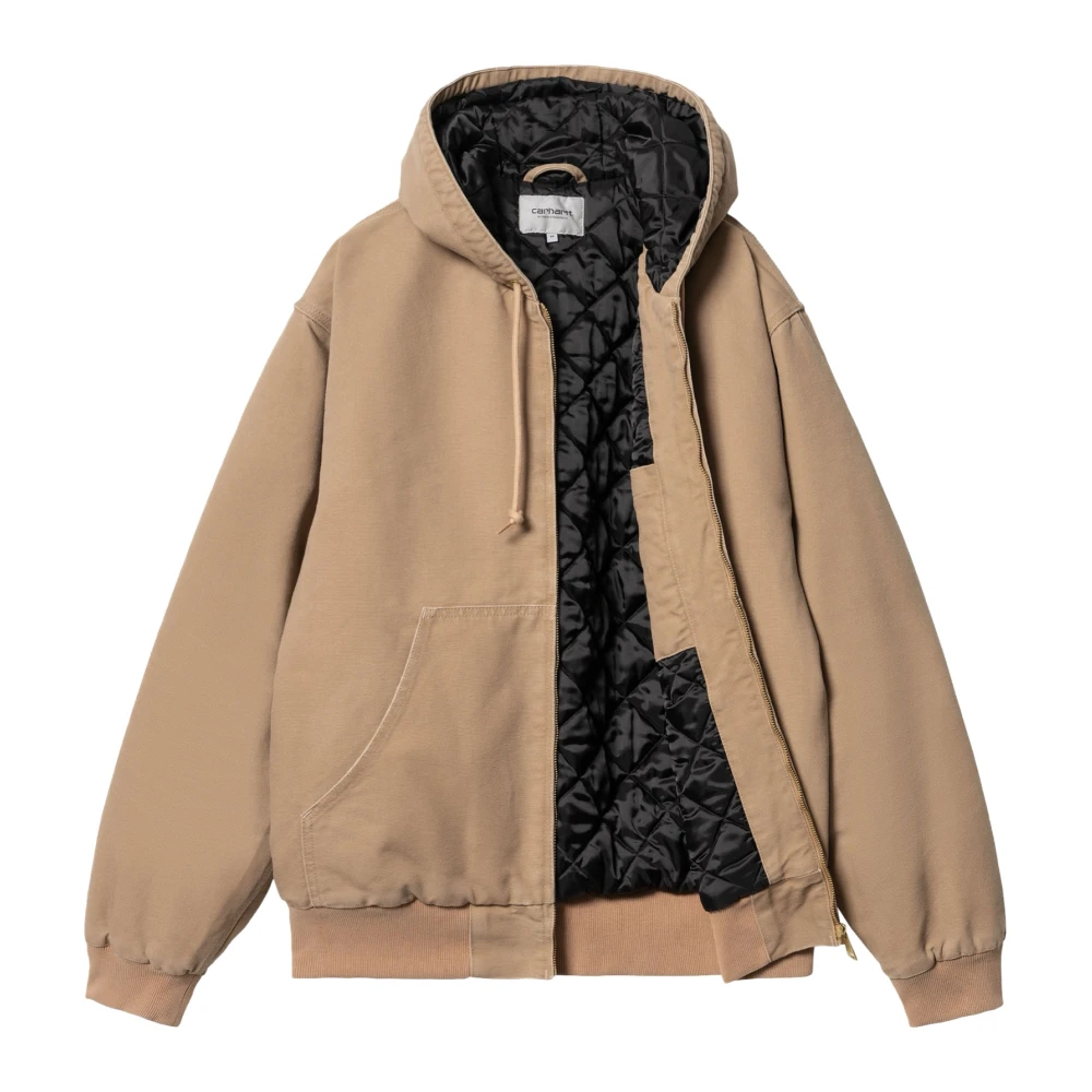 Carhartt WIP Canvas Beige Actieve Jas Beige Heren