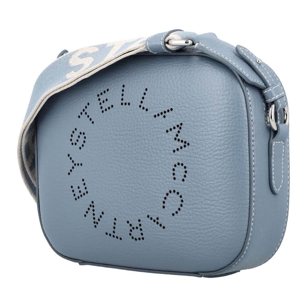 Stella Mccartney Blauw Grijs Handtas met Stella Logo Blue Dames