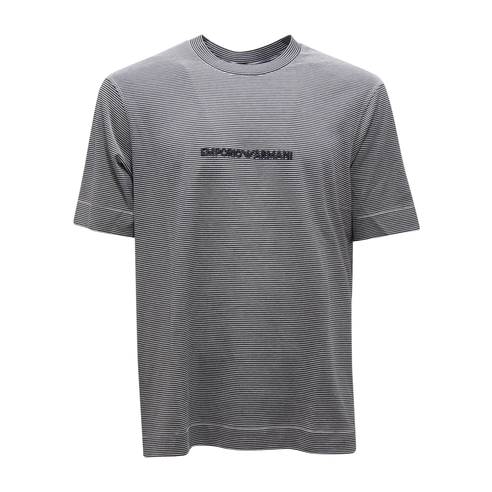 Armani Herren Blau Maglia Emporio
