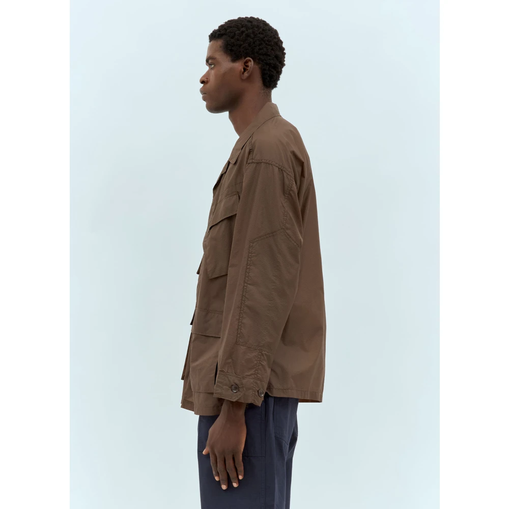 Engineered Garments Lichtgewicht Technische Jas met Klassieke Stijl Brown Heren