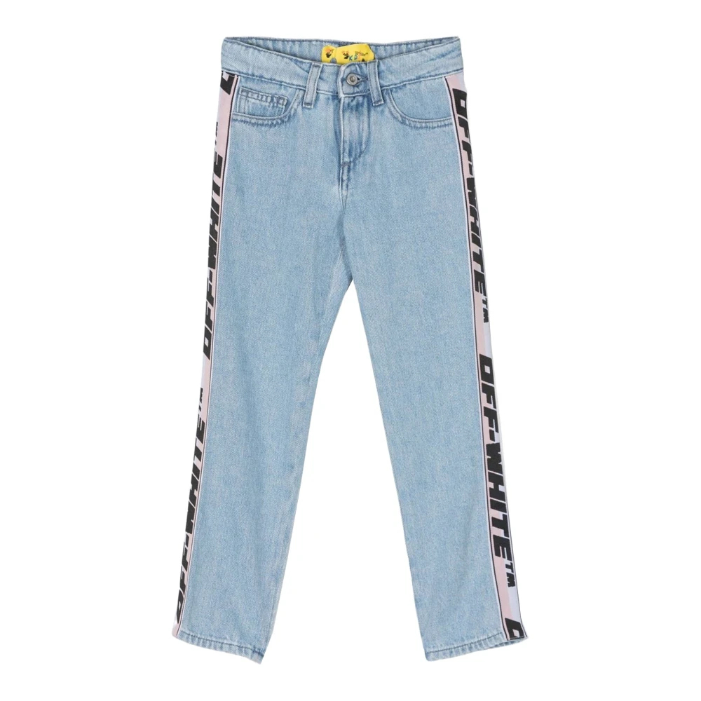 Off White Barn Logo Jeans Byxor Blue, Flicka