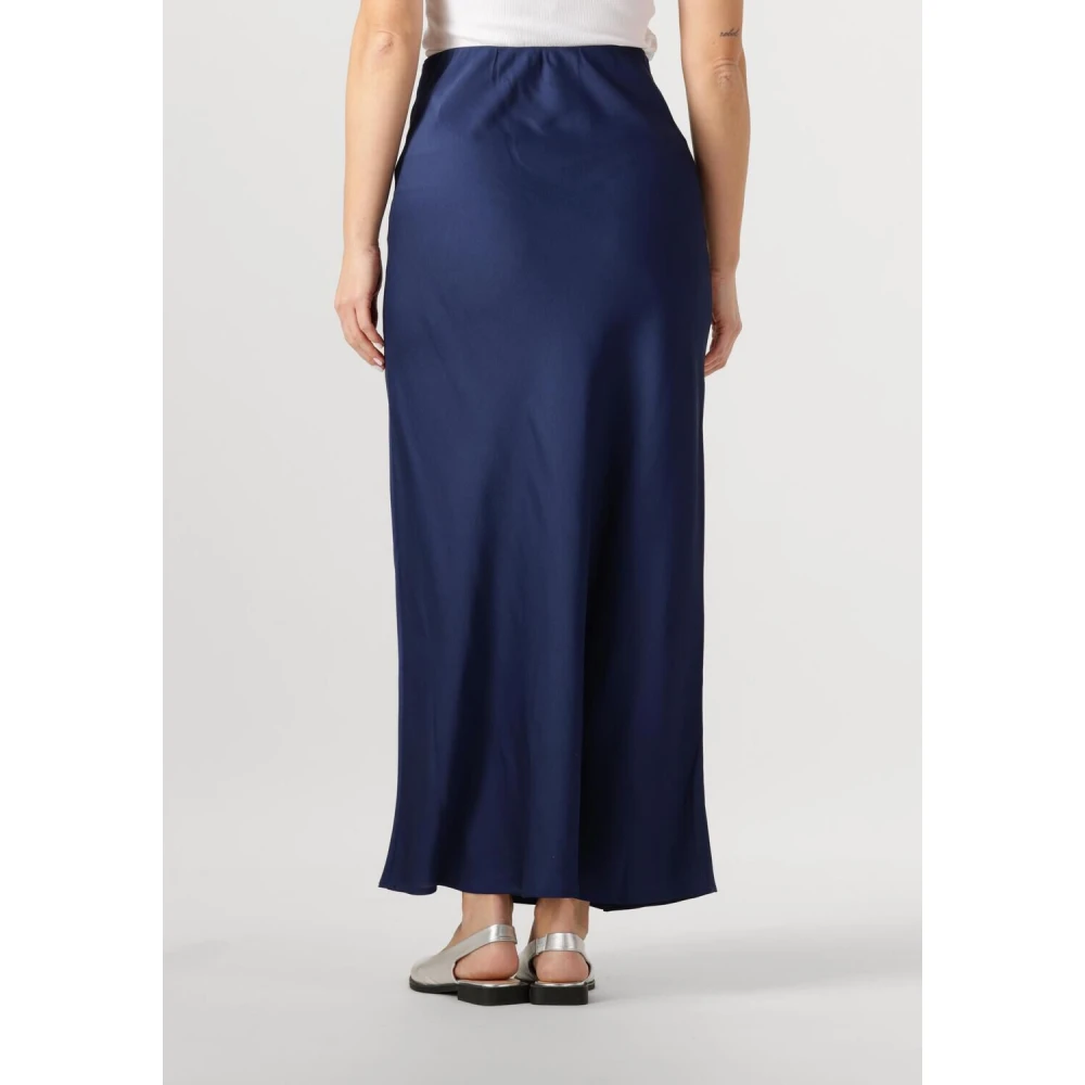 Bruuns Bazaar Maxi Rok Bbjoanelle Donkerblauw Blue Dames