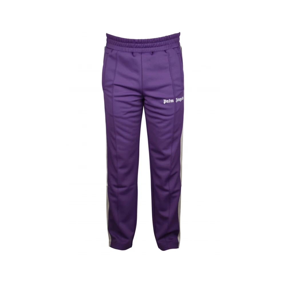 Palm Angels Trousers Purple Heren