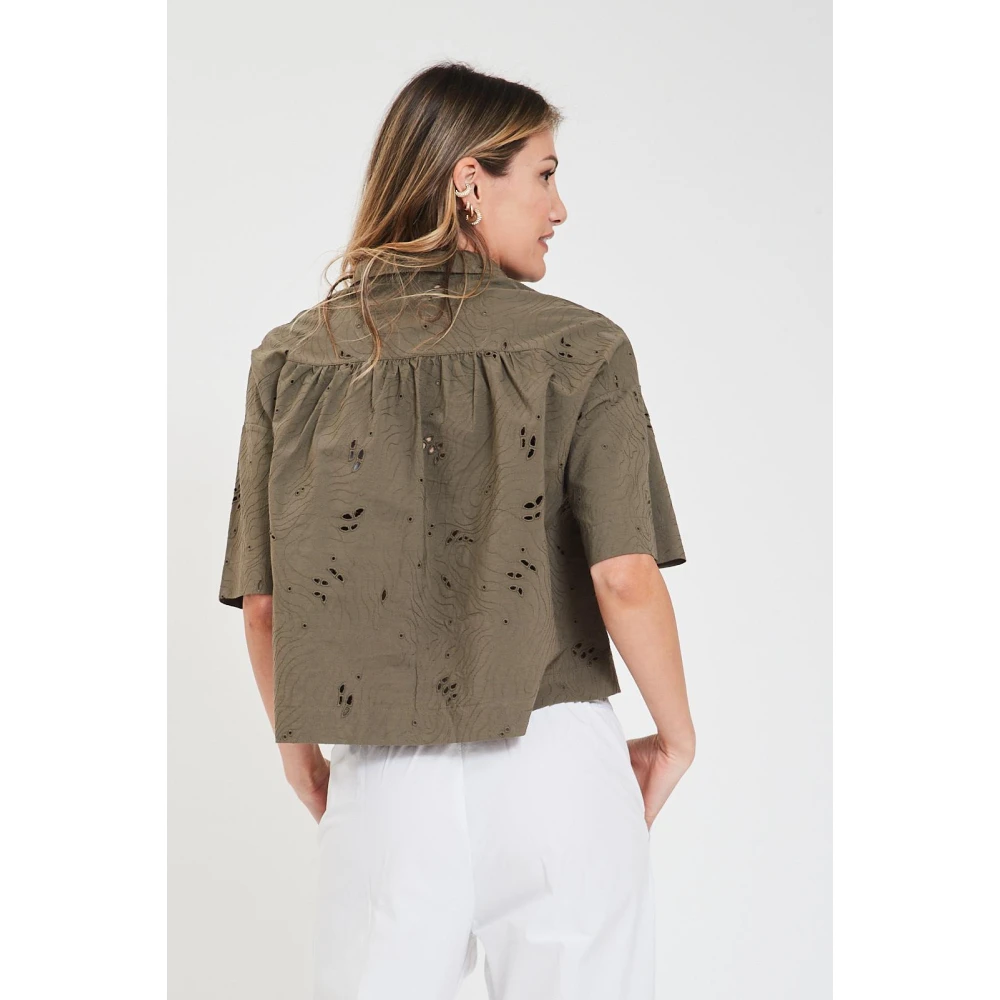 Alpha Studio Mini Overhemd Green Dames
