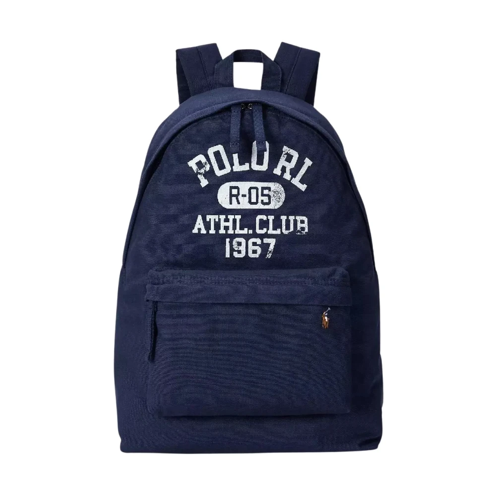 Ralph Lauren Marineblauwe rugzak met grafische print Blue Heren