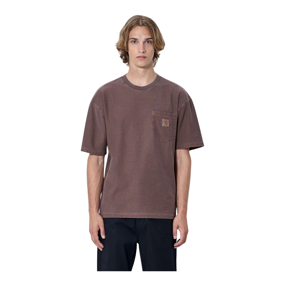 Carhartt Wip Brown T-Shirts, Male, M, Loose Pocket T-Shirt