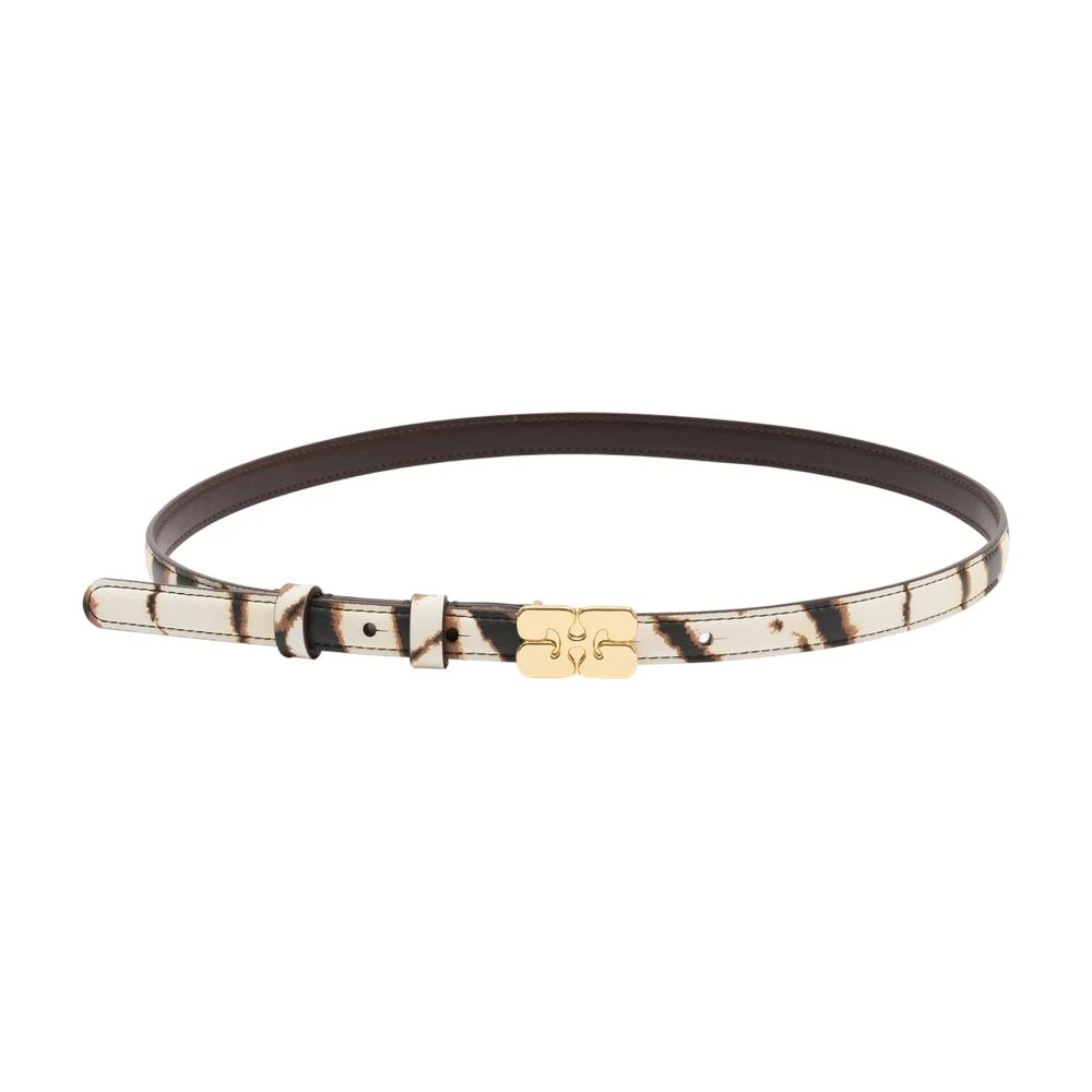 Ganni , Belts, Female, Beige, M/L, Kat Belt Small