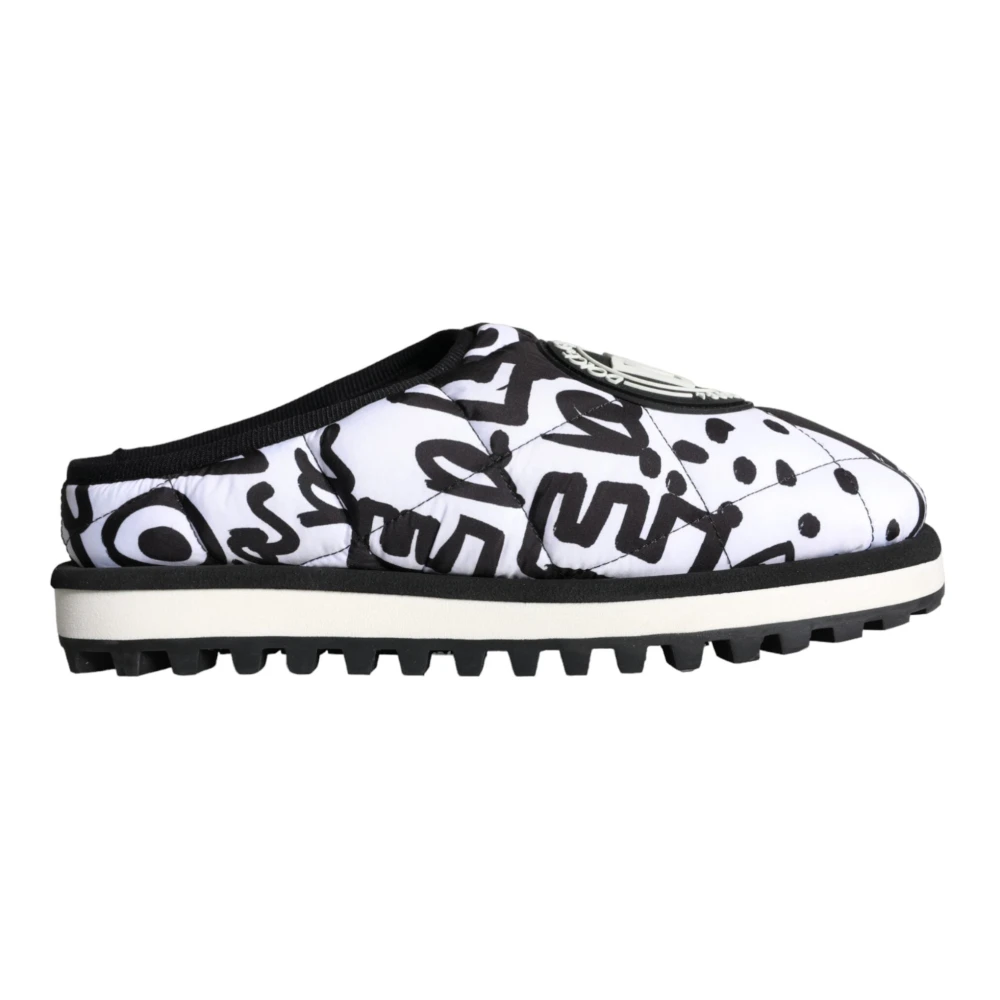 Dolce & Gabbana Men's White Slides Slip-On Sandals - Slippers - 10 Uk- Shoes