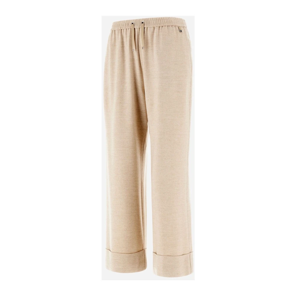 Herno Flanellen Resort Broek Beige Dames