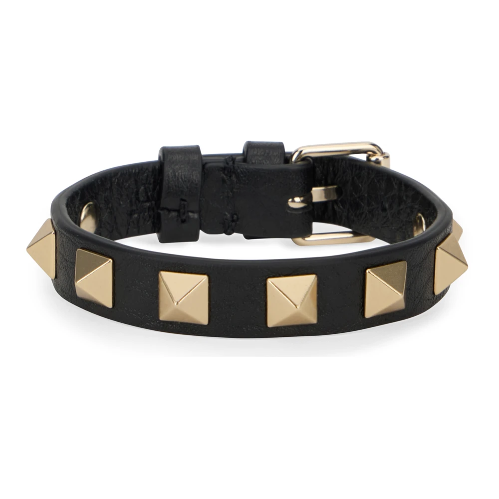 Valentino Garavani Women's Black Rockstud Bracelet