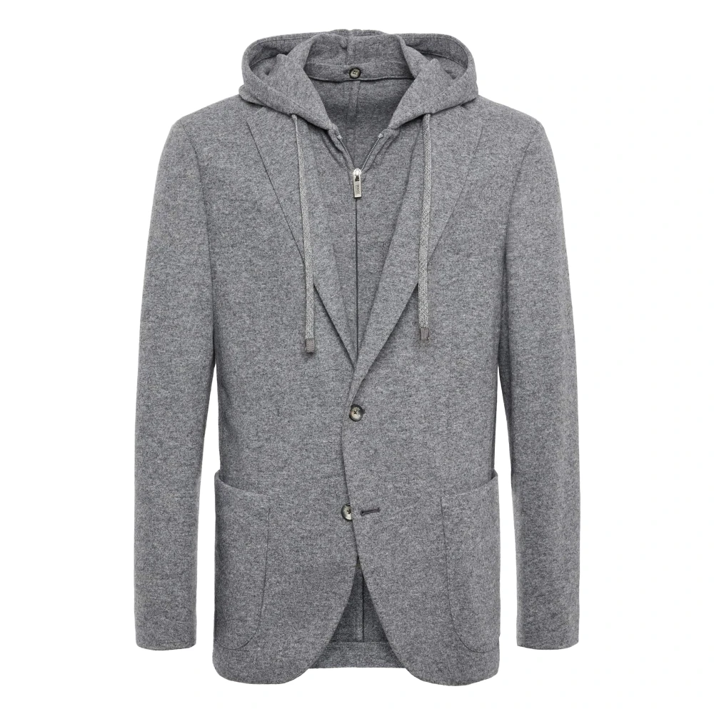 Boggi Milano Madison Sweatshirt Jacket Gray Heren