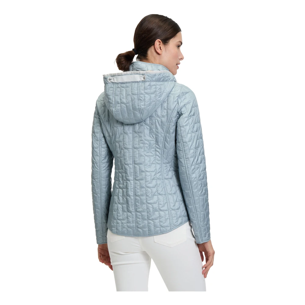 Gil Bret Gewatteerde jas met capuchon Blue Dames
