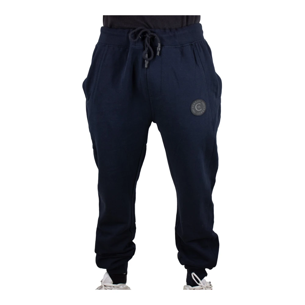 Cerruti 1881 Blauwe Joggingbroek Rechte pasvorm Blue Heren