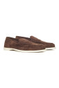 chaussures-plates-marron-daim-bout-rond
