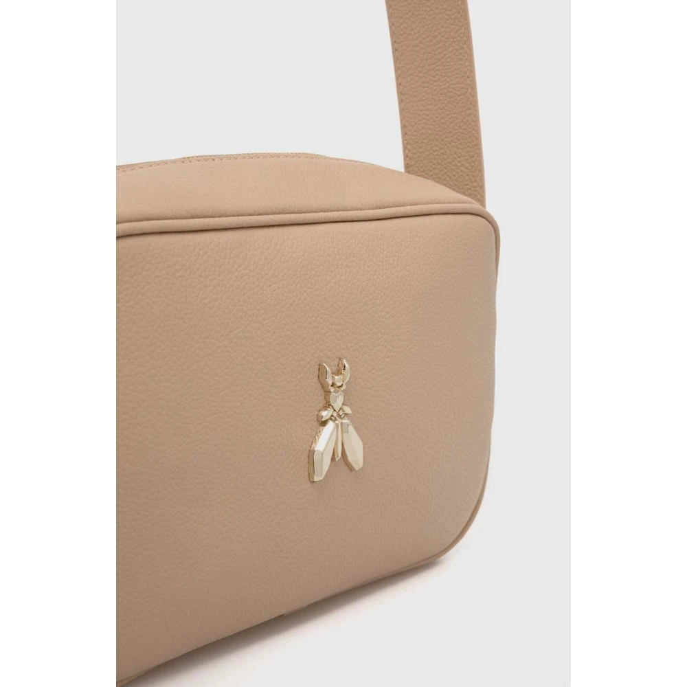 PATRIZIA PEPE Vliegleren Tas Art. 8B0218L001 Black Dames