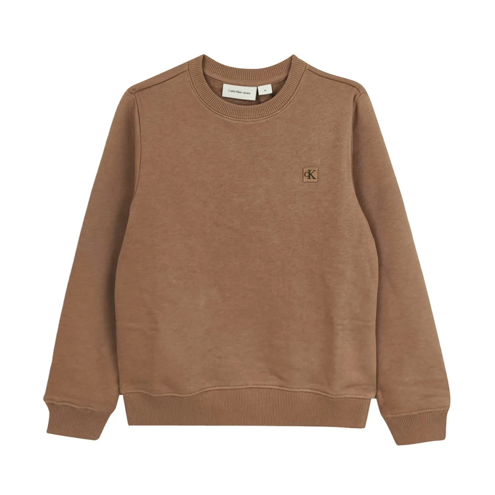Calvin Klein Jeans Boys Beige Kids Sweatshirts, 14 Y, Joggers