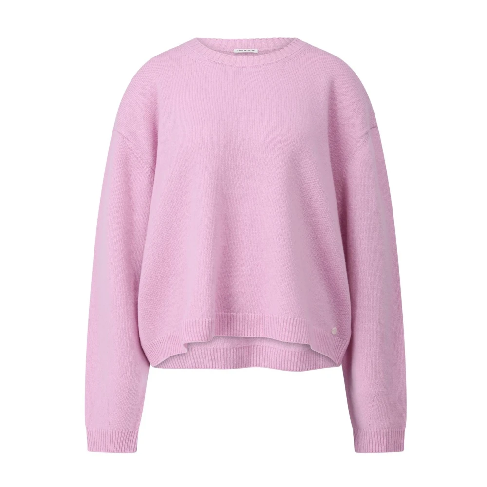 True Religion Oversized Wollen Pullover Pink Dames