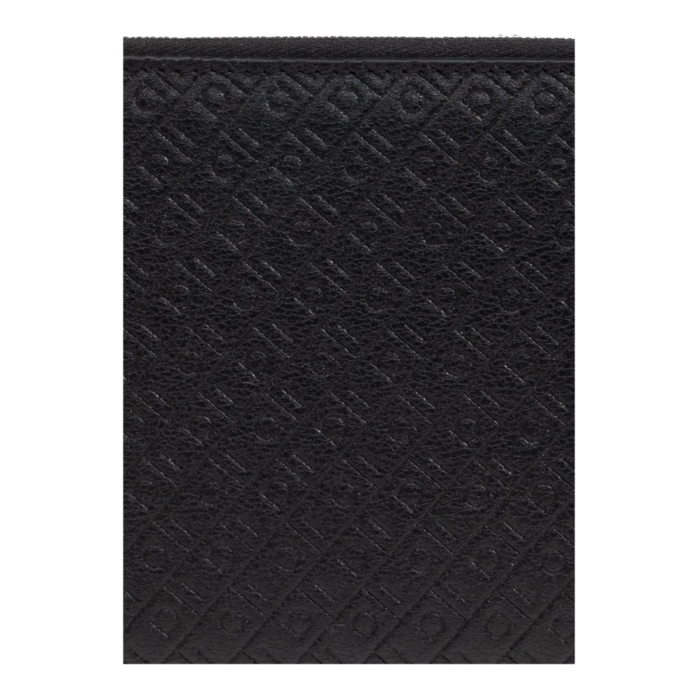Salvatore Ferragamo Leren portemonnee Black Heren