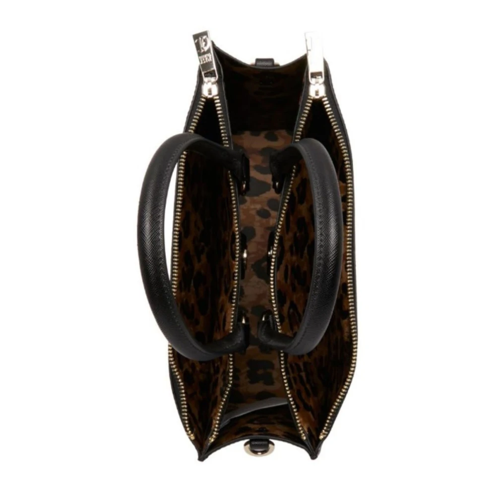 Just Cavalli Metalen Lettering Dames Tas Range Black Dames