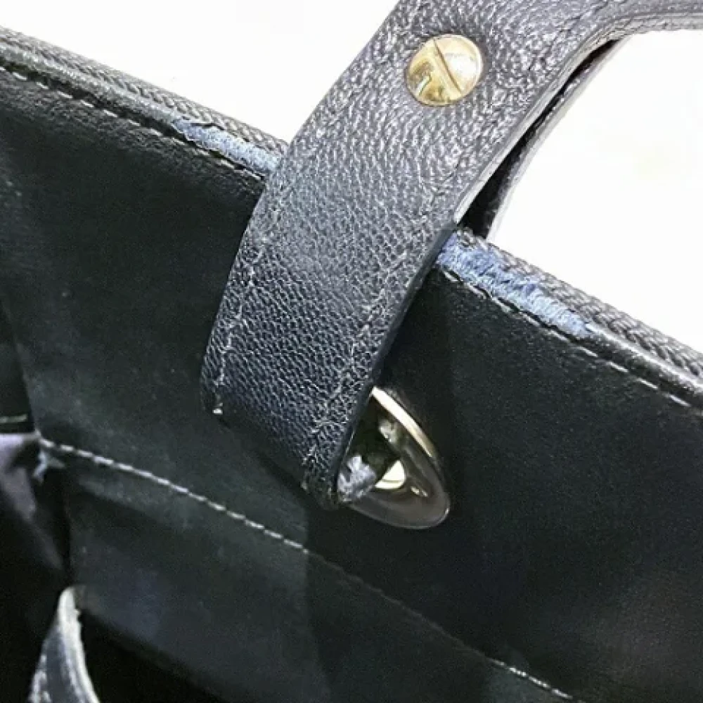 Chanel Vintage Pre-owned Canvas chanel-bags Black Dames