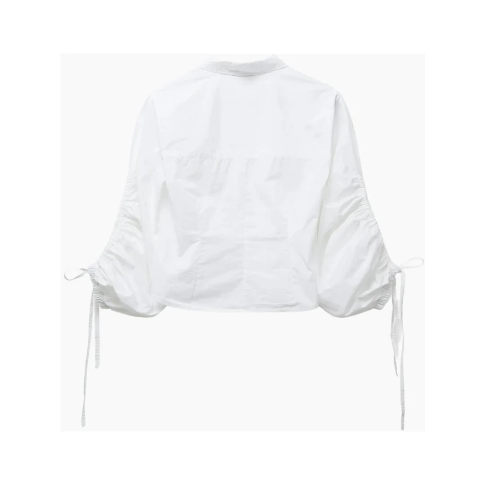 Blanche Witte Tuniek Blouse White Dames