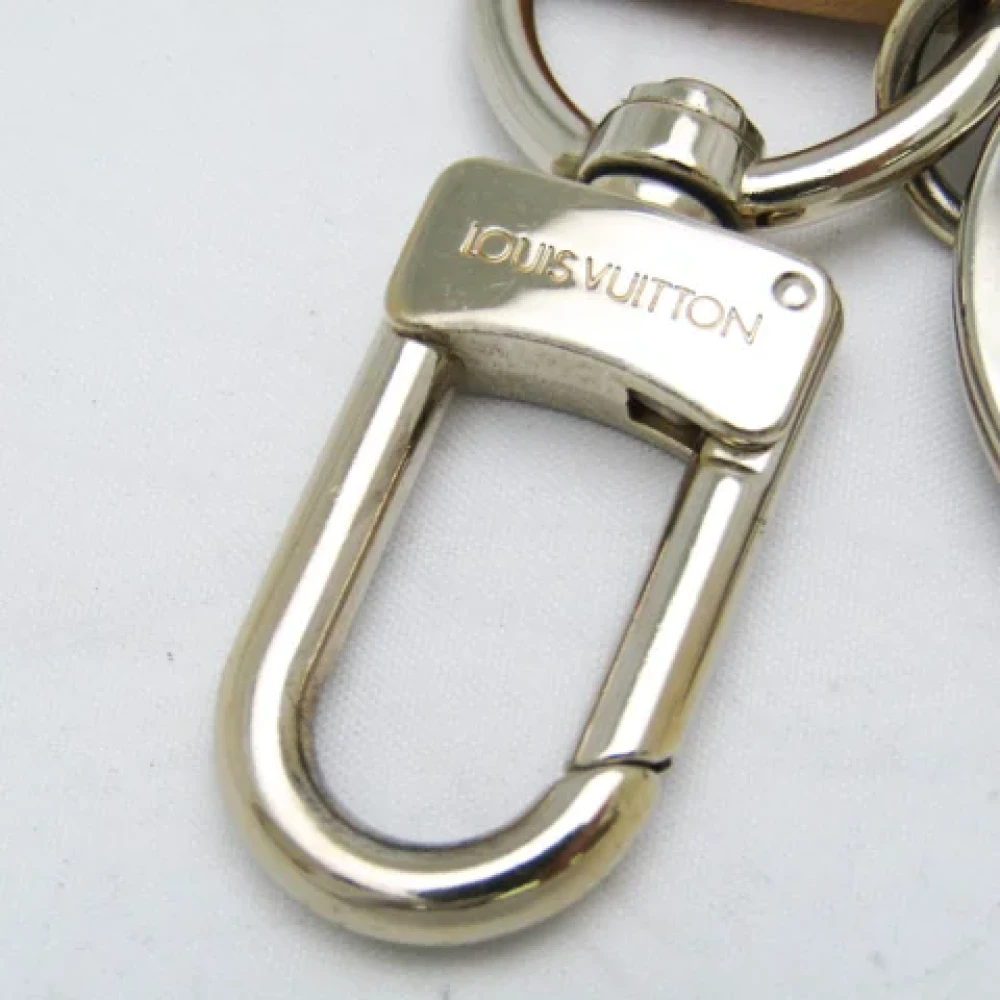 Louis Vuitton Vintage Pre-owned Leather key-holders Gray Dames