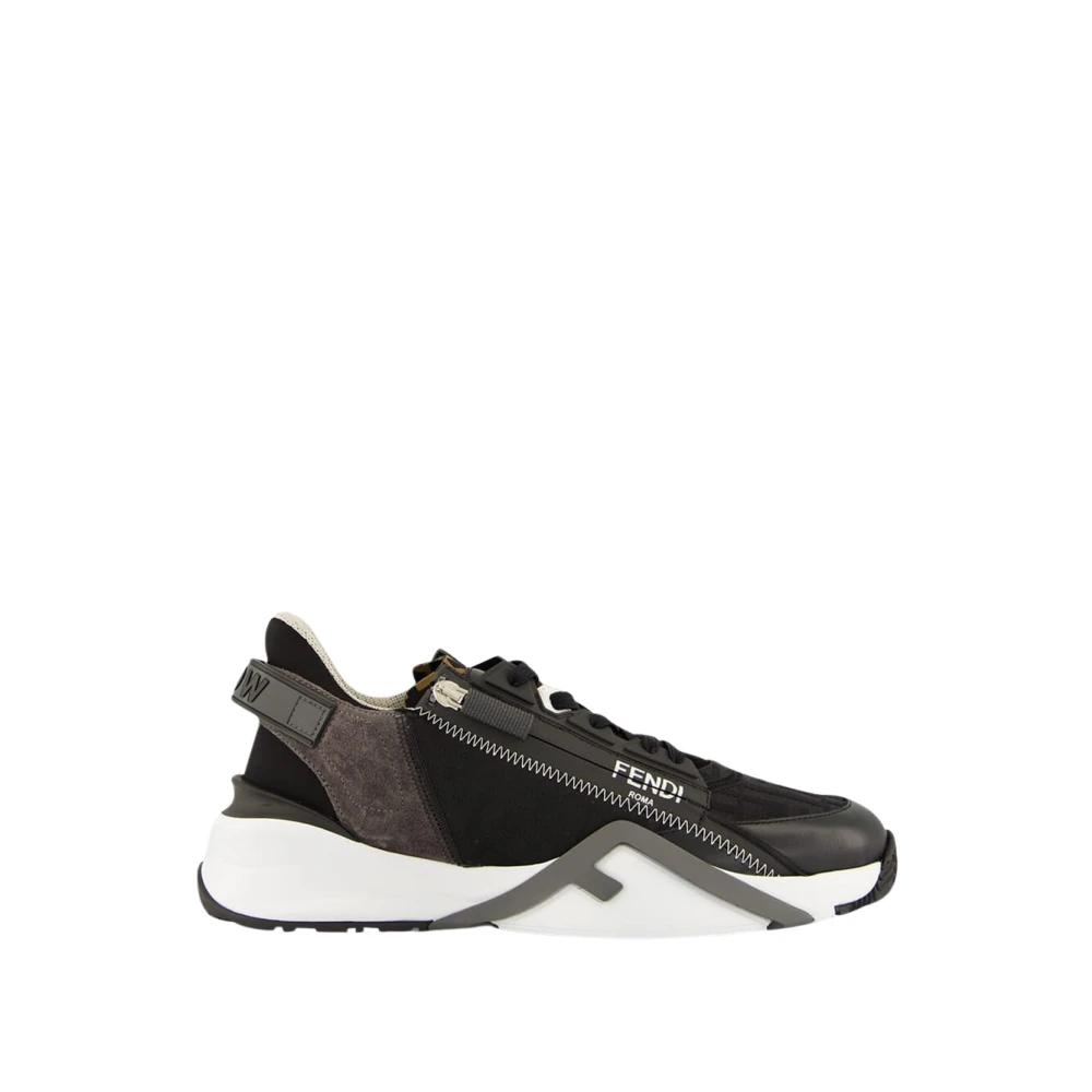 Fendi Herren Schwarz Schuhe, K, 39 Eugröße: