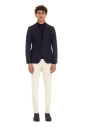 blue-woven-jacket-with-mirror-lapel