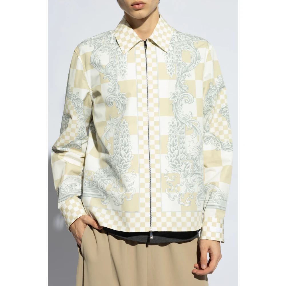 Versace Bedrukte jas Multicolor Heren