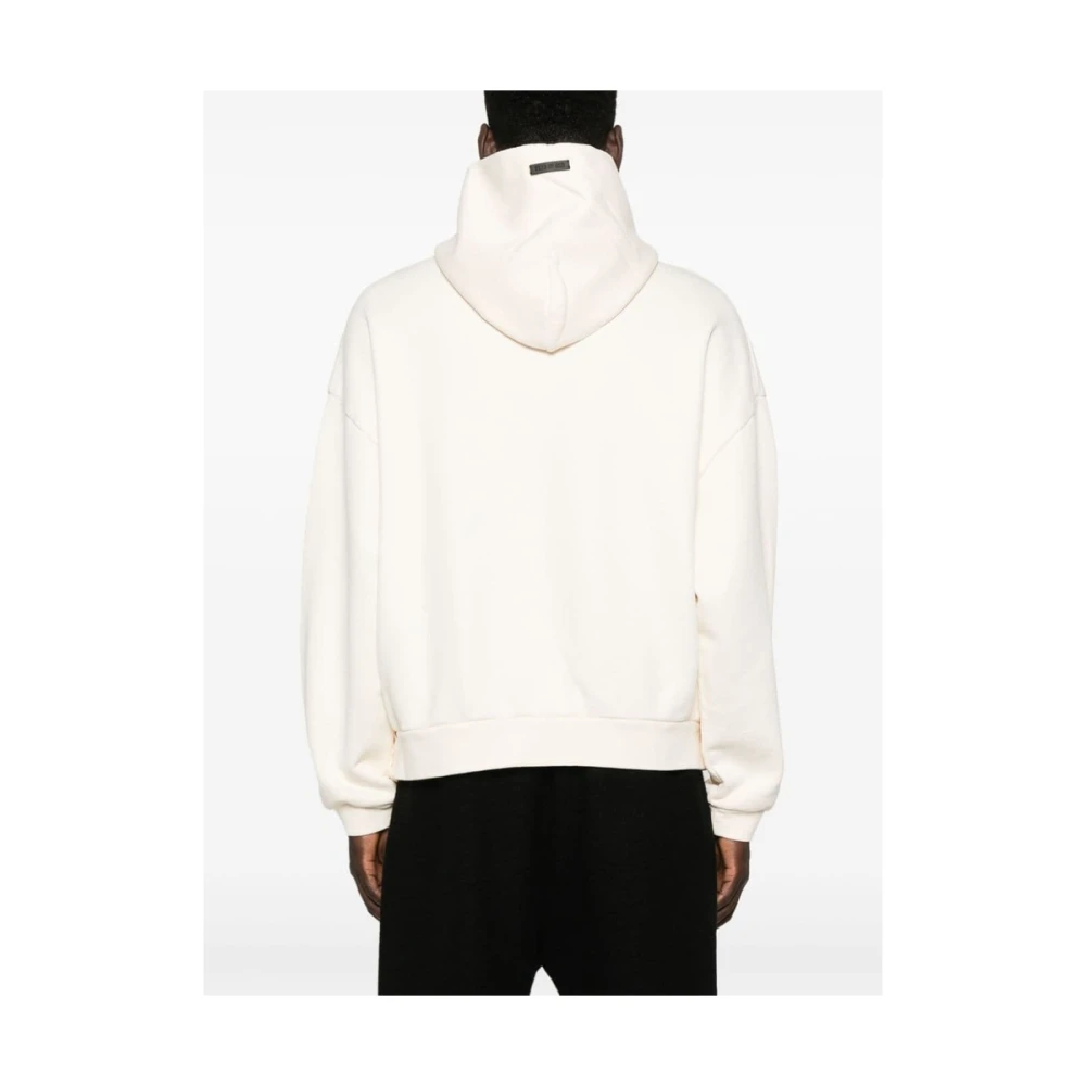Fear Of God Beige Jersey Sweatshirt met Logo Print White Heren