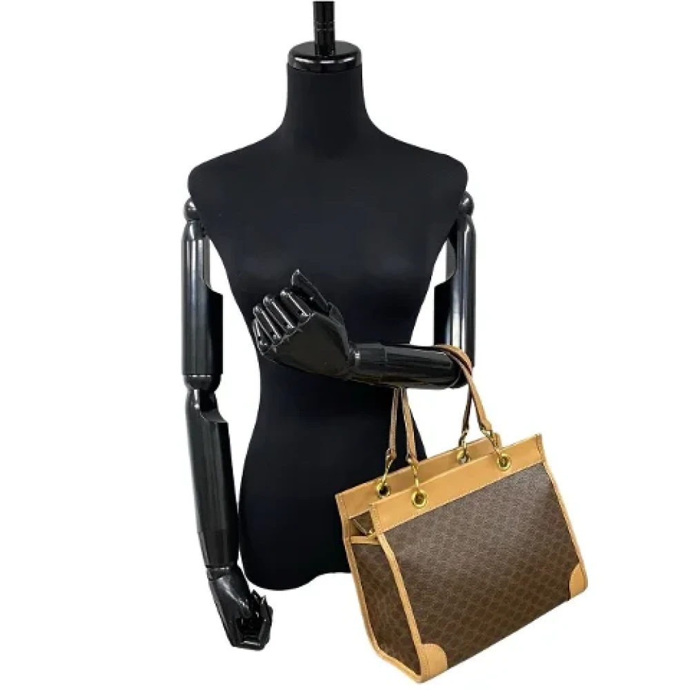 Celine Vintage Pre-owned Leather celine-bags Brown Dames