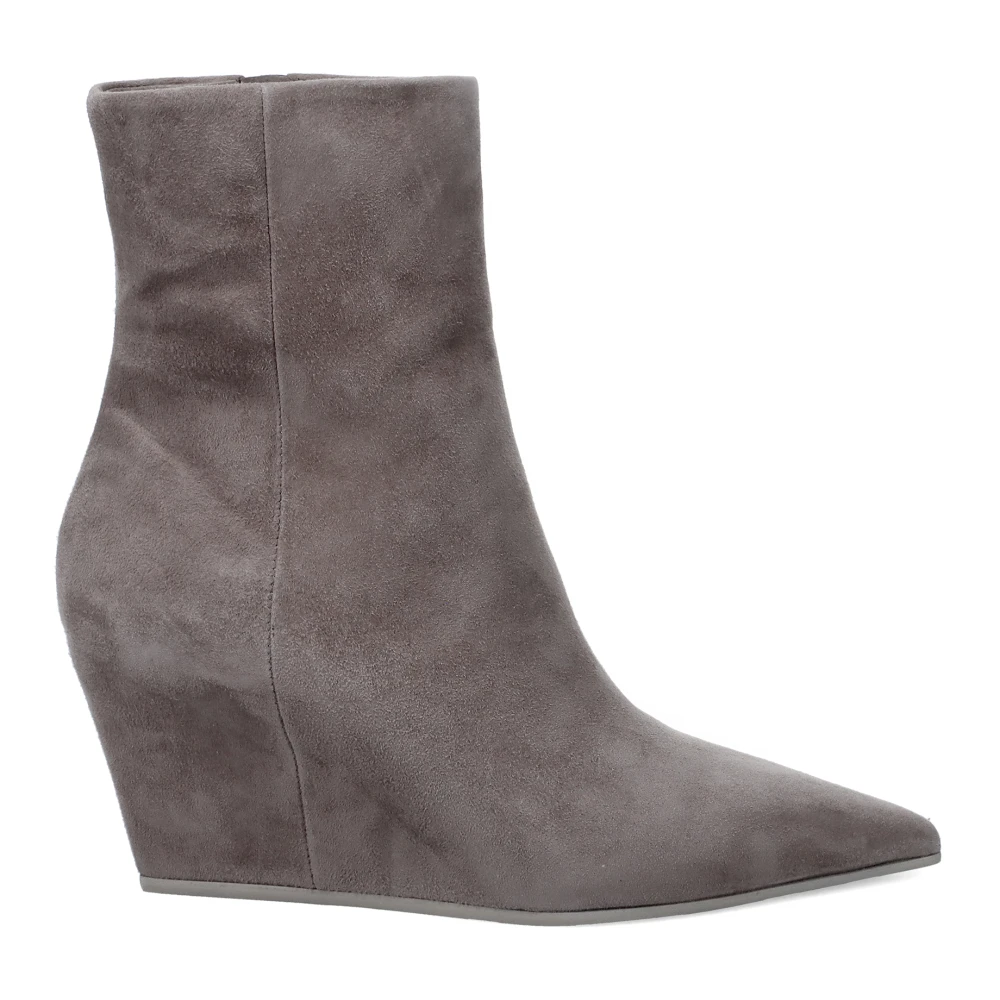 Vic Matié Gray Wedges, Female, 3 Uk, Wedge Ankle Boots
