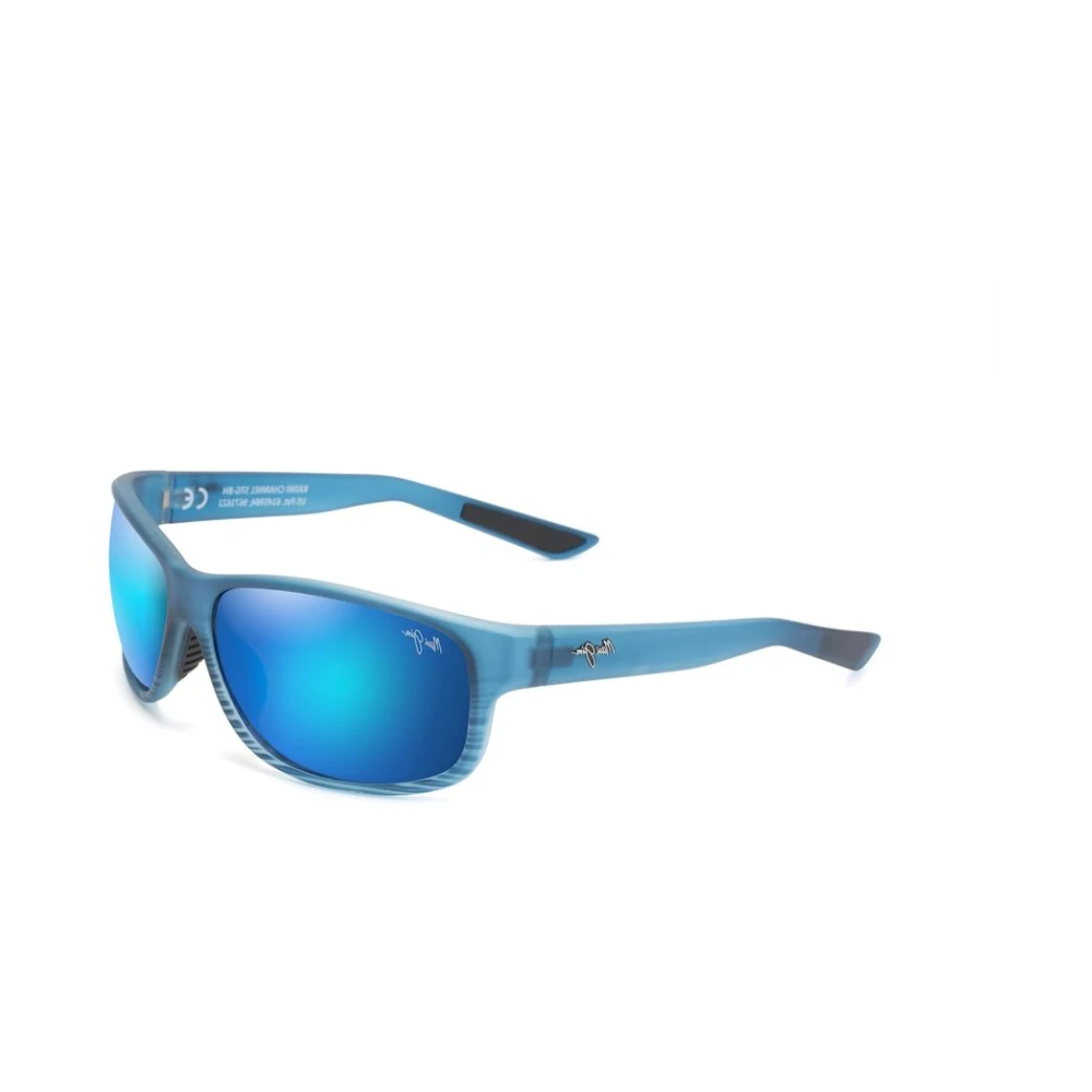 Maui Jim Unisex Blue Sunglasses, 63 Mm, Stylish Sunglasses For Outdoor Adventures
