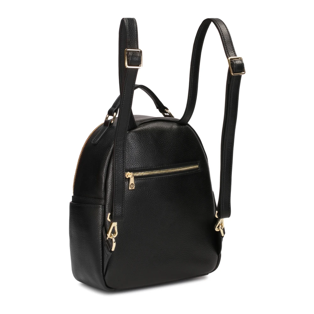 Kazar Urban Style Leren Rugzak met Reliëfpatroon Black Dames
